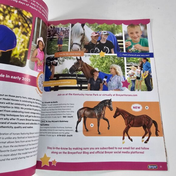 Breyer Holiday 2024 Catalog Magazine Model Horses Merchandise Scrapbooking - Picture 5 of 8
